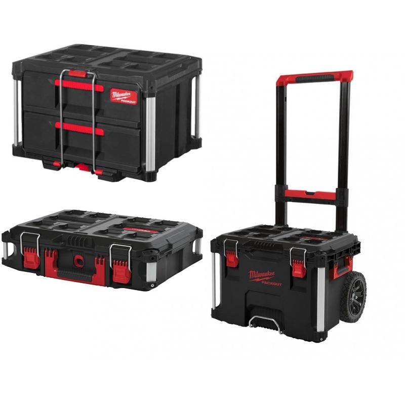 Picture of Milwaukee 3 Packout with 2 drawers