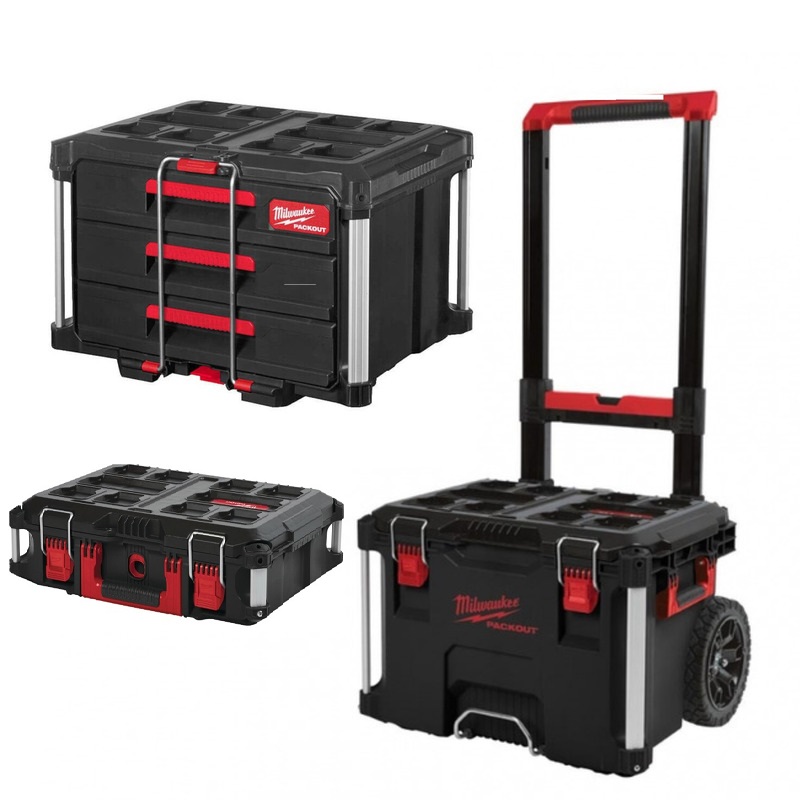 Picture of Milwaukee 3 Packout with 3 drawers