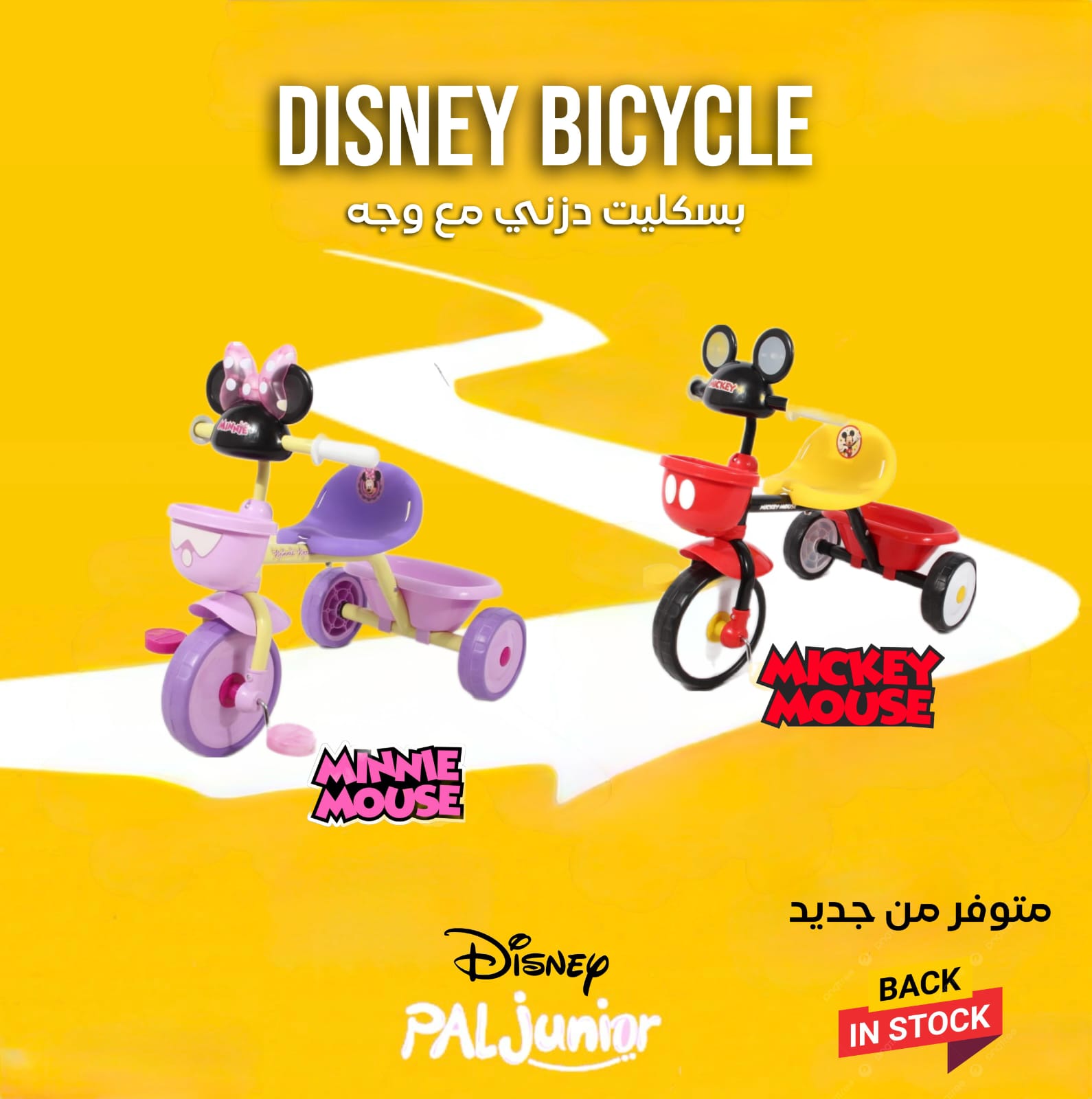 Picture of Disney Children Bicycle ( Mickey & Minnie Mouse)