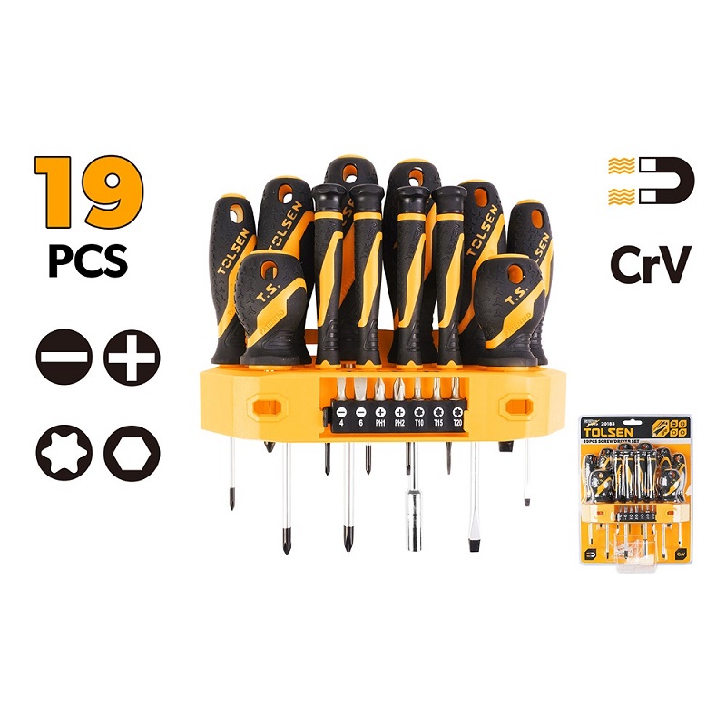 صورة Tolsen 19pcs screwdriver set
