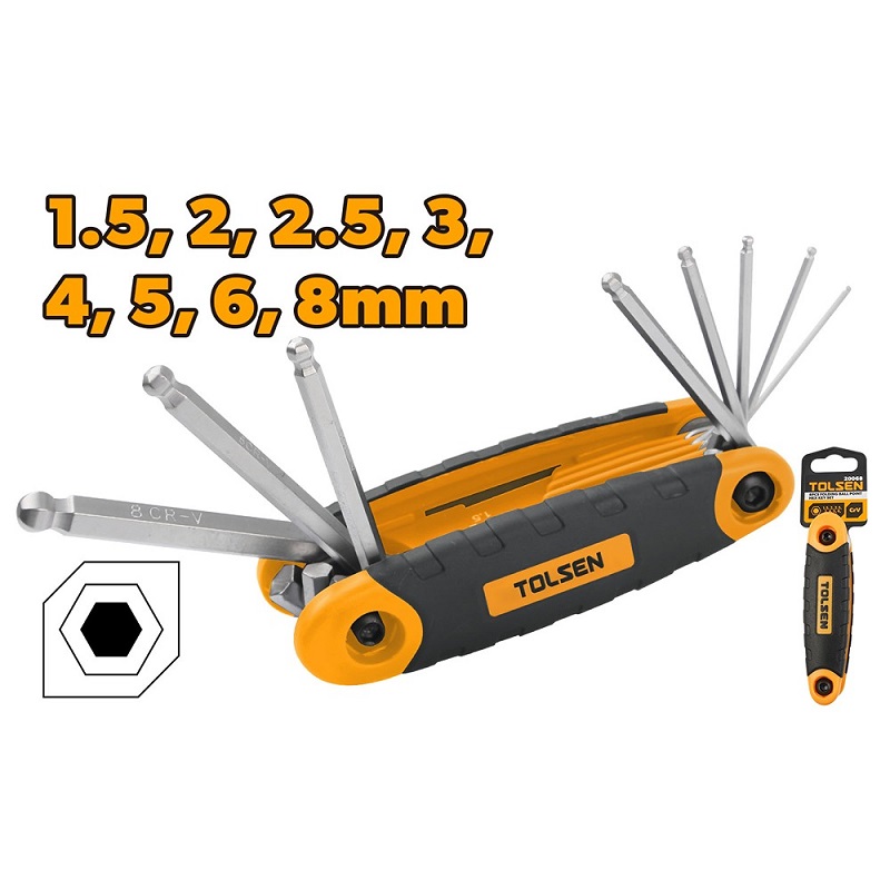 صورة Tolsen 8pcs Ball point set
