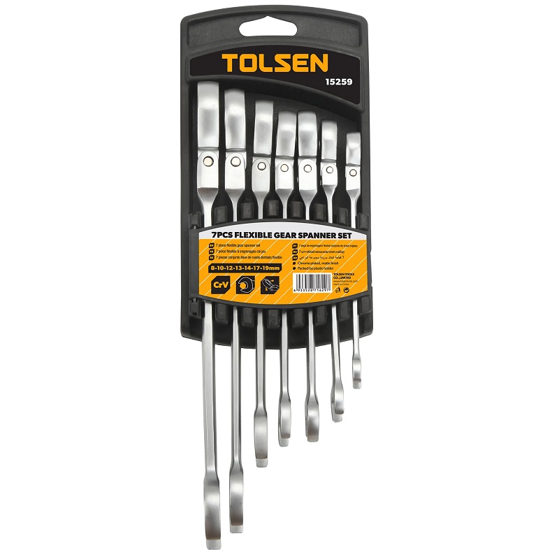 Picture of Tolsen Flexible 7pcs spanner set