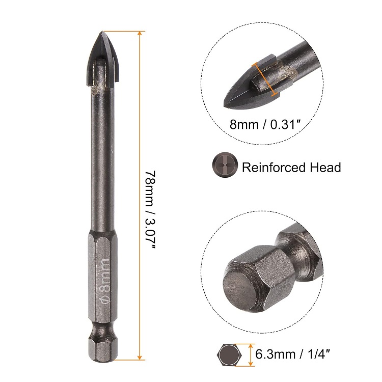 Picture of J2 impact 8mm ceramic bit